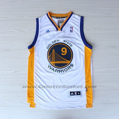 Maglia Golden State Warriors Andre Iguodala #9 Bianco